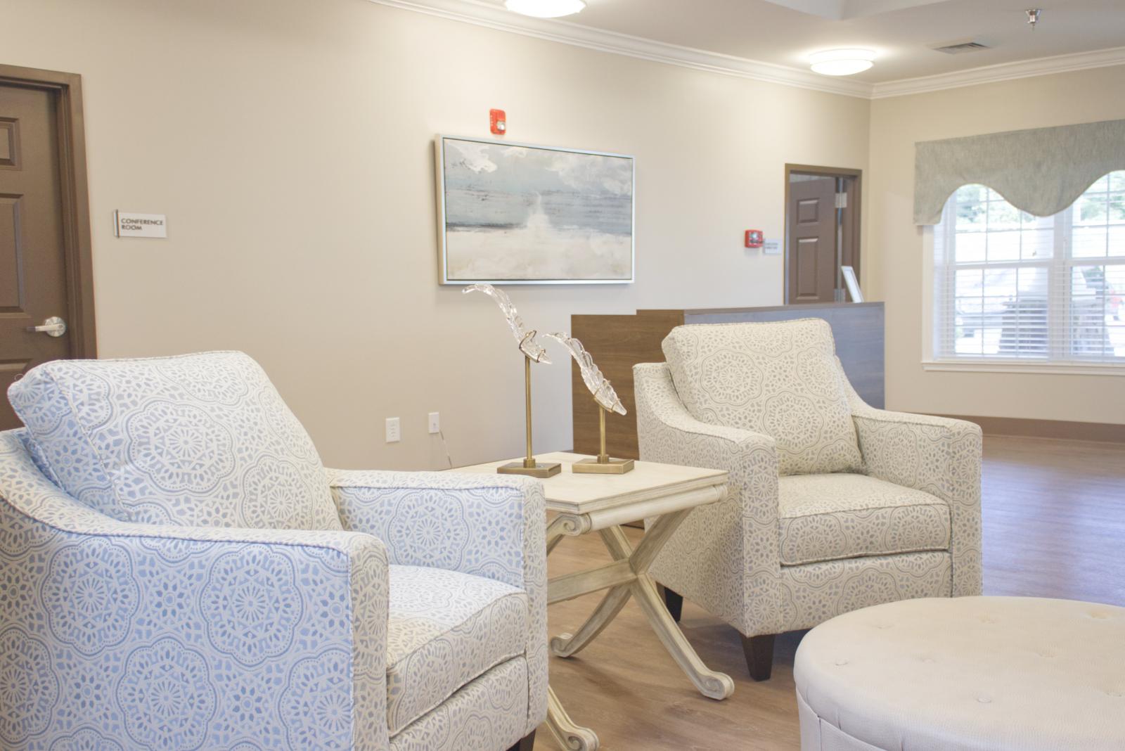 Grace Village Assisted Living seating area